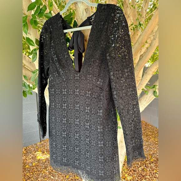 Free People Black Mini Dress - Picture 6 of 9